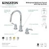 Kingston Brass KS8926DFL 8" Widespread Bathroom Faucet, Polished Nickel KS8926DFL